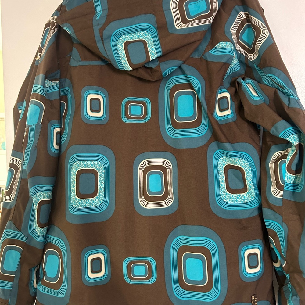 Roxy Snowboard Geometric Pattern Jacket - image 2